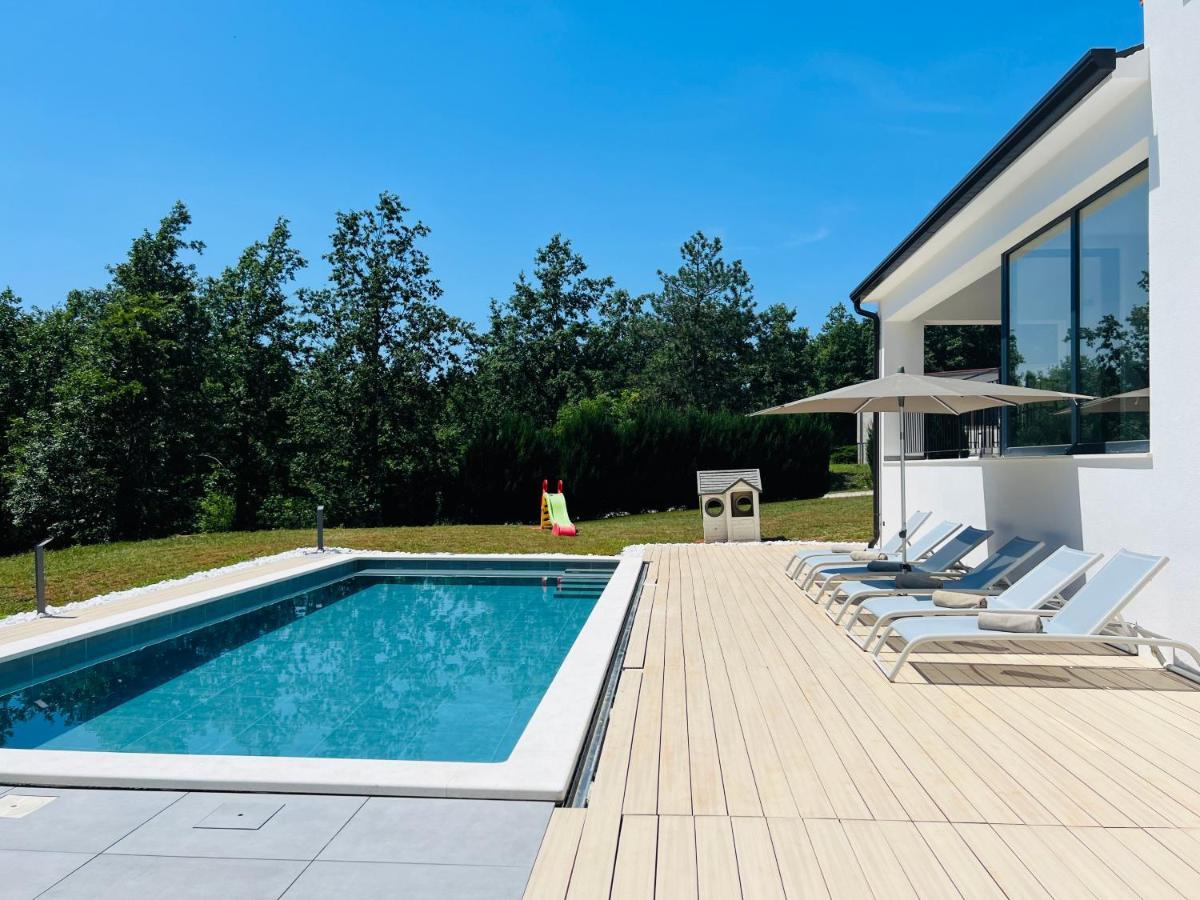 Vila Prisunca Jacuzzi & Swimming Pool Pazin Eksteriør billede