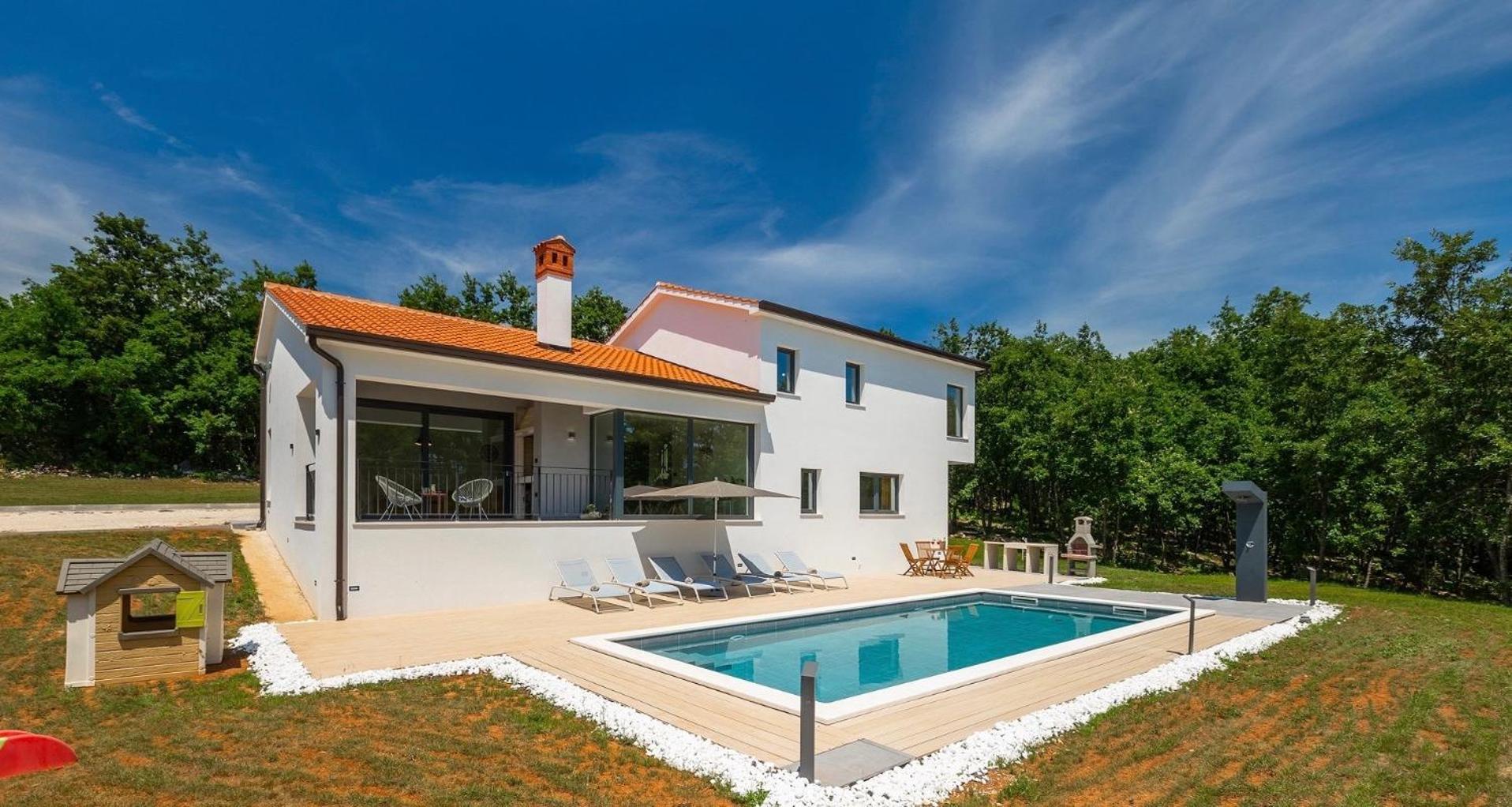 Vila Prisunca Jacuzzi & Swimming Pool Pazin Eksteriør billede